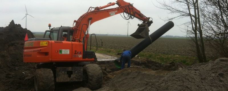 12 t/m 15 maart 2012: betonplatenleggen