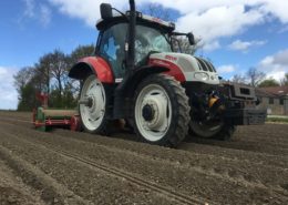 24 april 2017; rugopbouw aardappelen gereed