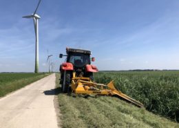 8 juni 2018; klepelen taluds