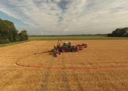 31 juli 2018; sleepslangen tarwestoppel